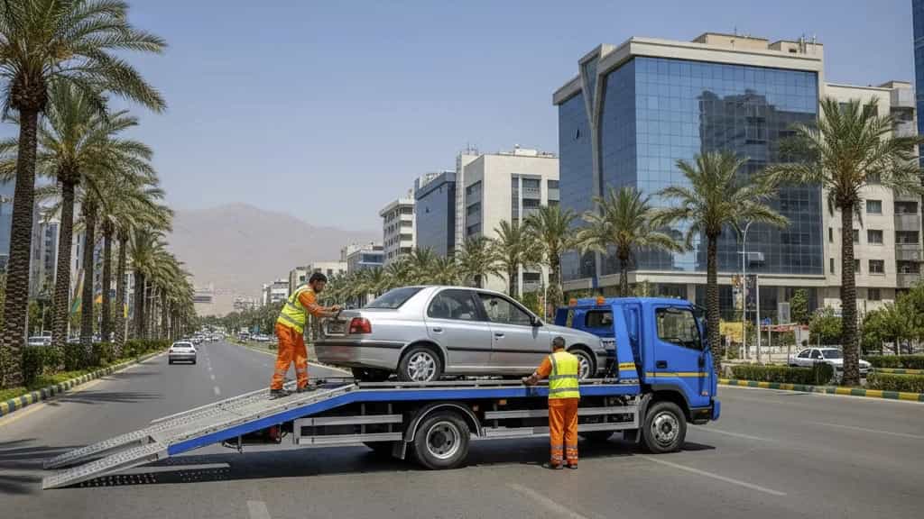 خدمات یدک کش بلوار چمران شیراز امداد سریع و مطمئن صحرانورد۰۹۱۷۰۰۵۵۵۶۸